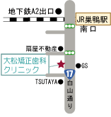 千代田ファースト歯科の縮小地図
